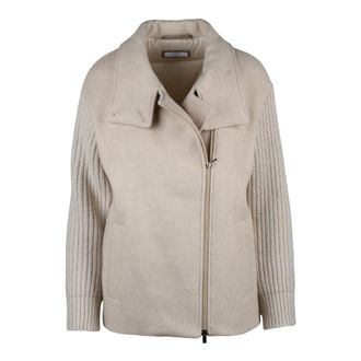 PESERICO Easy Giaccone - - Jackets - Donna - Beige - L