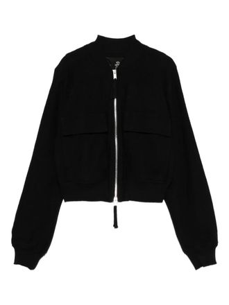 Thom Krom zip-front jacket - women - Fabric - L - Black