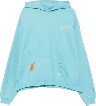 Gallery Dept. Paint-splatter Logo-print Hoodie