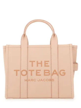 Marc Jacobs Womens The Tote Medium Bag Pink Cow Leather Handbags Hand