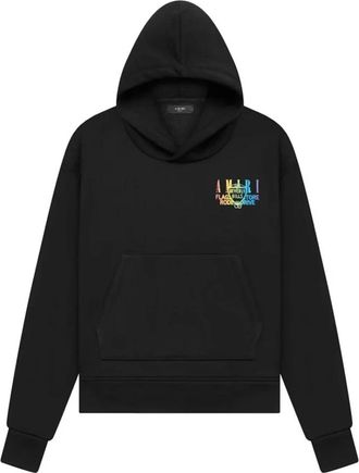 Amiri Hoodies, male, Black, L, XO Beverly Hills Hoodie