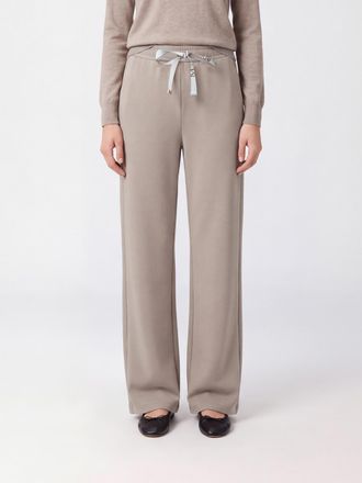 Max Mara S Max Mara High-Waisted Wide-Leg Jogger Trousers in Cotton Blend