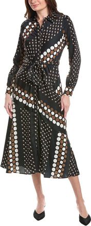 T Tahari Button Down Midi Dress