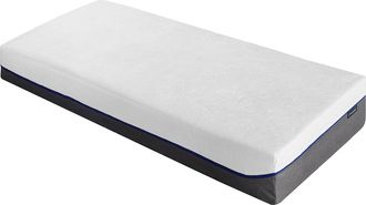 Vente-Unique Set da relax, con sospensioni, memory foam, HESIODE III di YSM&Eacute;E - Motori OKIN - Quercia naturale - 2 x 70 x 190 cm