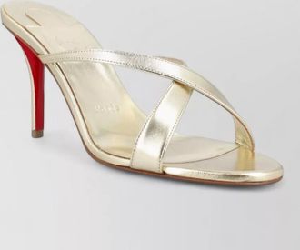 Christian Louboutin leather high-heel mules