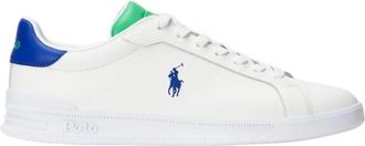 Polo Ralph Lauren Wit Groen Blauwe Sneakers - Heren - Sneakers - Wit - 40 EU - Schoenen