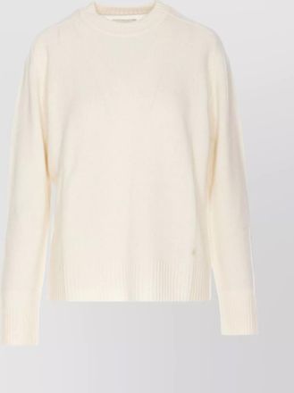 Loulou Studio knitwear crewneck embroidered logo long sleeves