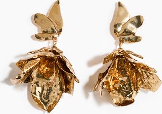 H&M Ohrringe mit Anh&auml;nger - Braun