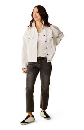Carve Designs Axel Trucker in White at Nordstrom, Size Xx-Small