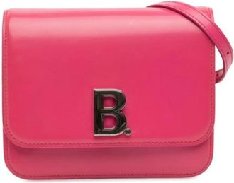 Balenciaga Pre-owned Cross Body Bags, female, Pink, Size: ONE SIZE Pre-owned Leather Crossbody Bag