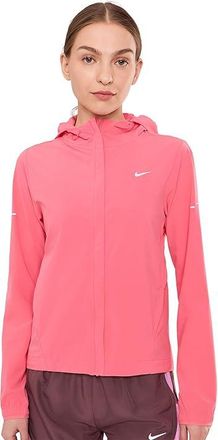 Nike Swift Repel Packable Running Jacket Womens Jacket Sea Coral/Reflective Silver : 2XL (US 20-22), Polyester/Spandex