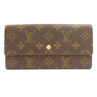 Louis Vuitton Monogram Monogram Canvas Long Wallet (Bi-Fold) (Pre-Owned)