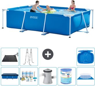Intex Piscina Con Estructura Rectangular - 300x200x75 Cm - 7-piezas S30201