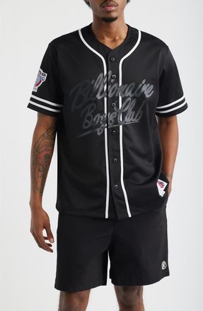 Billionaire Boys Club Big Chew Baseball Shirt in Black at Nordstrom, Size Xx-Large