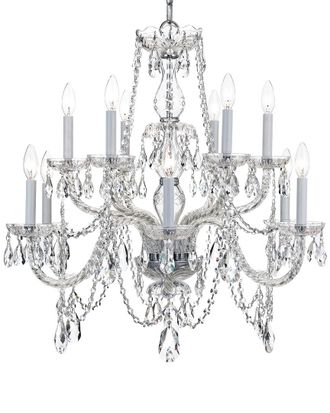 Crystorama 12-Light Traditional Crystal Chandelier