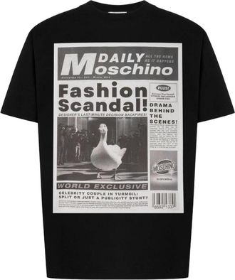 Moschino Stijlvolle T-shirts en Polos - Heren - T-shirts - Zwart - S - Tops