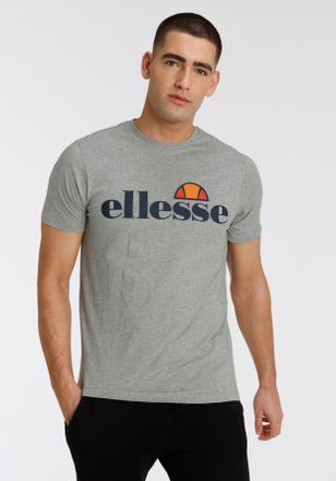 Ellesse T-Shirt ELLESSE SL PRADO TEE, Herren, Gr. XXL, grau (grau marl), Obermaterial: 100% Baumwolle, Basic schmal h&uuml;ftlang, Rundhals, Shirts T-Shirt