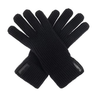 Giorgio Armani Gloves, male, Black, Size: M Cashmere gloves