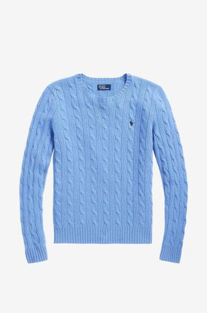 Polo Ralph Lauren Zopfstrickpullover aus Wolle und Kaschmir Pony