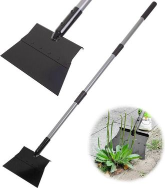 OEM Pala De Jard&iacute;n Multifuncional: Robusta Pala Plana De Acero Con Mango Ajustable De 137 Cm. Raspador De Jard&iacute;n, Pala Para Exteriores Para Deshierbar, Pe