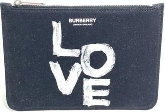 Burberry Pre-owned Canvas wallets - Dames - Vintage Accessoires - Zwart - ONE Size - Vintage