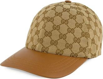 Gucci Hoed met monogram - Beige