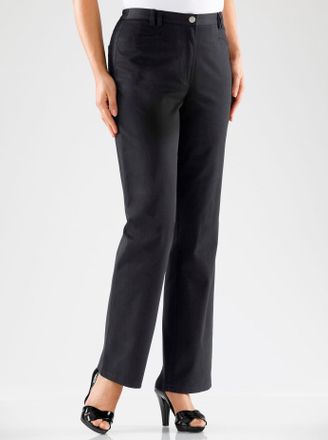 COSMA Funktionshose COSMA, Damen, Gr. 100, Langgr&ouml;ssen, schwarz, 97% Baumwolle, 3% Elasthan, unifarben, lang, Hosen Funktionshose