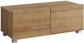 Mirjan24 Mueble Tv Tivdalu 104, Roble Dorado, N&uacute;mero De Puertas: 2, N&uacute;mero De Cajones: 0, 100x37x43cm