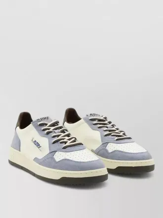 Autry low sneakers contrast panels perforated toe box