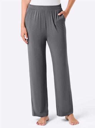 Feel Good Jerseyhose FEEL GOOD, Damen, Gr. 36/38, Normalgr&ouml;ssen, marine, anthrazit, 95% Viskose, 5% Elasthan, unifarben, Hosen Jerseyhose