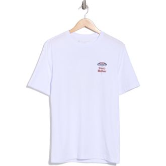 Travis Mathew Born on the Fourth Cotton Graphic T-Shirt in White at Nordstrom Rack, Size Xx-Large