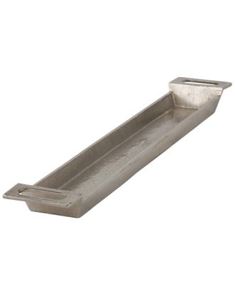 10 Strawberry Street Creek Rectangle Handled Platter