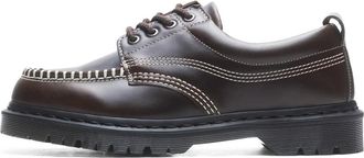 Dr. Martens Lowell Leren Mocassin Schoenen - Heren - Veterschoenen - Bruin - 40 EU - Leer - Schoenen