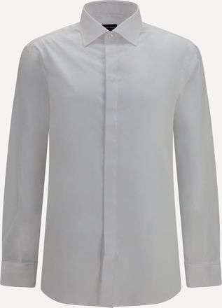 Giorgio Armani Camicia in morbido cotone con colletto alla francese Man 43