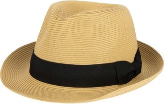 San Diego Hat Company Stingy UPF 50+ Fedora in Natural at Nordstrom Rack