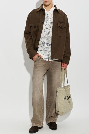 AllSaints Raafi Jeans, Mens, Brown