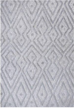 Jonathan Y Designs Balansat Moroccan Diamond Indoor/Outdoor Area Rug in Light Gray at Nordstrom, Size 3Ft 0In X 5Ft 0In