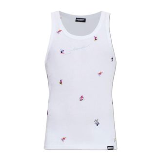 Dsquared2 Hombre, Camisetas, Blanco, Talla: XL