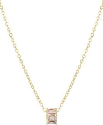 Adornia Cubic Zirconia Charm Pendant Necklace in Gold at Nordstrom Rack