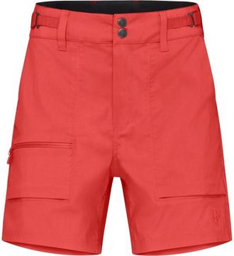 Norrøna Femund Light Cotton Shorts Shorts für Damen | rot