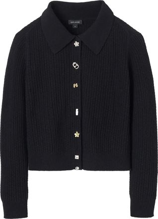 Marc Jacobs Cardigan a coste - Nero