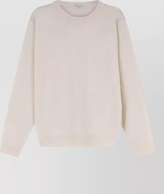 Brunello Cucinelli cashmere crew neck long sleeve sweater