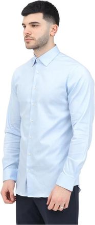 Selected Slim Performance Shirt - Heren - Zakelijke Overhemden - Blauw - M - Overhemden