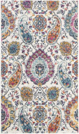 Safavieh Alfombra moderno chic de polipropileno beige/multicolor, 122 x 183 cm