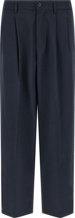 Department Five Blue Polyester Chino Mens Pants