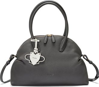Oryany Adele Leather Bowling Bag in Grey at Nordstrom Rack