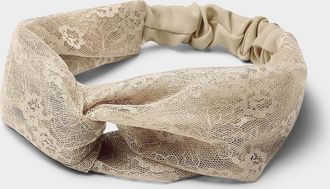 Simons Womens Floral lace interlaced headband