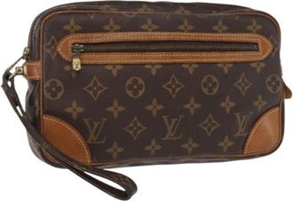 Louis Vuitton Pre-owned Bags, female, Brown, Size: ONE SIZE Pre-owned Vintage Canvas Bag