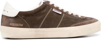 Golden Goose Soul Star Suede Low Top Sneakers - Heren - Sneakers - Bruin - 41 EU - Su&egrave;de - Schoenen