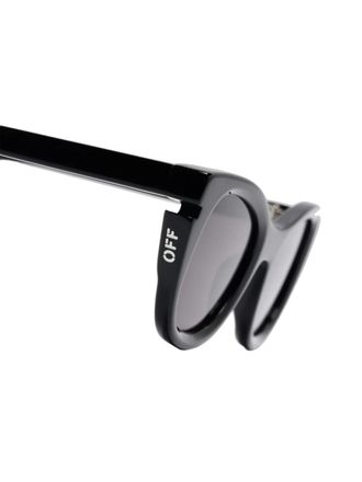 Off-white Mens Logo Sunglasses Black Acetate